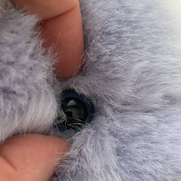 Vintage Gund Plush Bear My First Teddy Stuffed Animal Purple Lavender Bow Soft - Picture 7 of 13